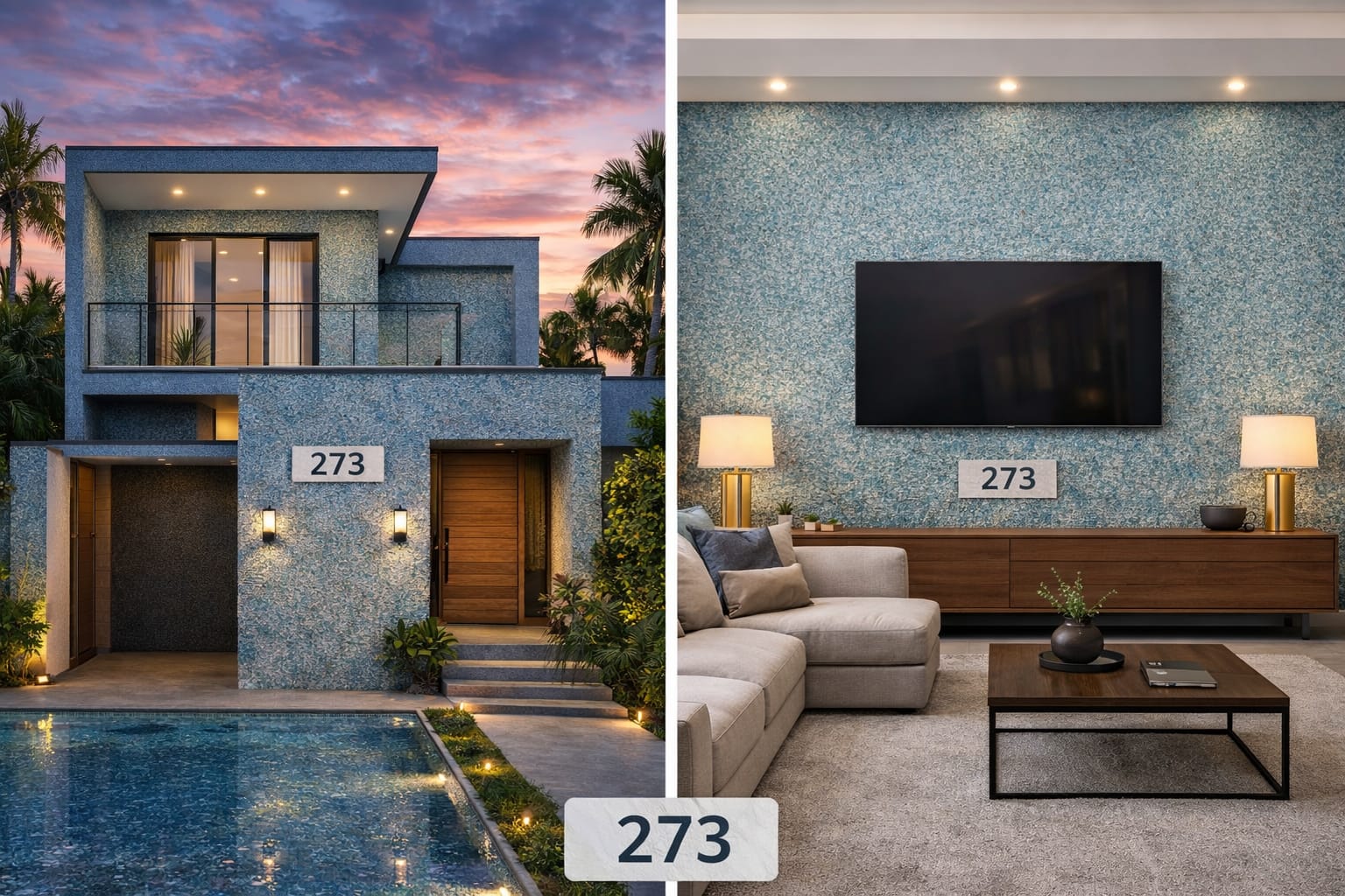 Aqua Teal Stone - Image 2